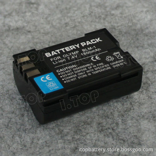 7.4V 1800mAh Rechargeable Lithium ion Digital Camera Battery BLM-1 For Olympus E-1 E-3 E-30 E-520